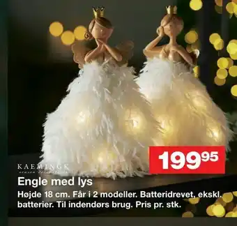 Bauhaus Engle med lys tilbud