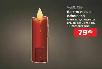 Bauhaus Bloklys vindues dekoration tilbud