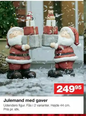Julemand med gaver
