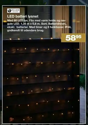 LED batteri lysnet