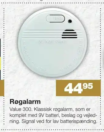 Bauhaus Røgalarm tilbud