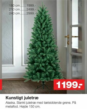 Bauhaus Kunstigt juletræ tilbud