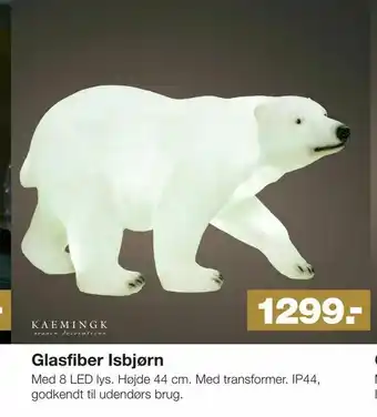 Glasfiber Isbjørn