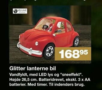Glitter lanterne bil