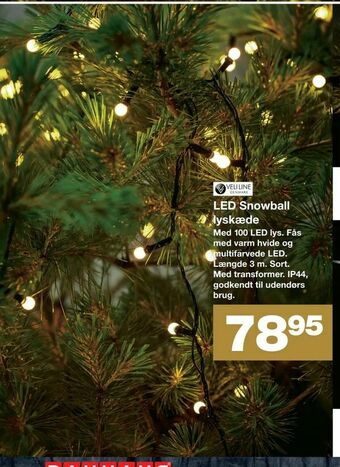 LED Snowball lyskæde