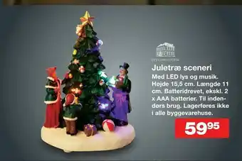 Bauhaus Juletræ sceneri tilbud