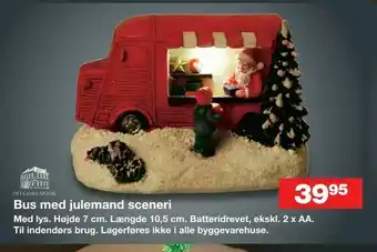 Bauhaus Bus med julemand sceneri tilbud