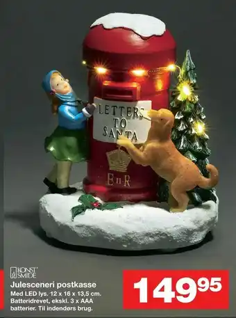 Bauhaus Julesceneri postkasse tilbud