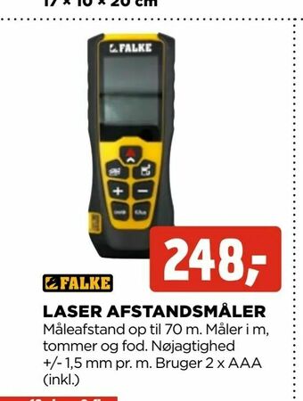 jem & fix Laser afstandsmåler tilbud