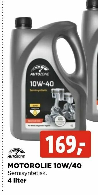 jem & fix Motorolie 10w/40 tilbud