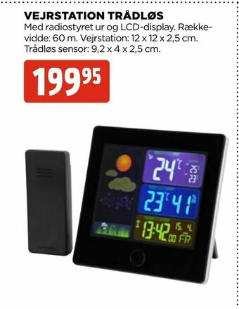 jem & fix Vejrstation trådløs tilbud