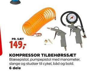 jem & fix Kompressor tilbehørssæt tilbud