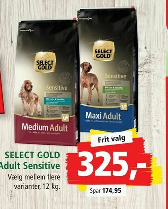 Maxi Zoo SELECT GOLD Sensitive tilbud