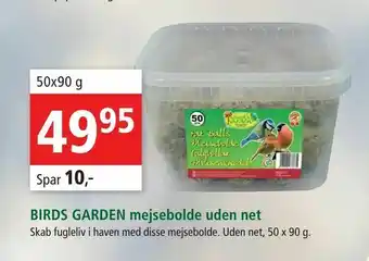 Maxi Zoo BIRDS GARDEN mejsebolde uden net tilbud