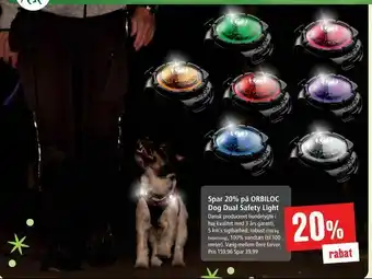 Maxi Zoo ORBILOC Dog Dual Safety Light tilbud