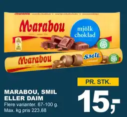 Let-Køb Chokoladebar tilbud