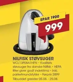 Punkt1 Nilfisk Støvsuger tilbud