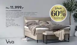 SENG VIVA LUX KONTINENTALSENG tilbud