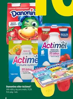 Coop 365 Danonino eller Actimel* tilbud