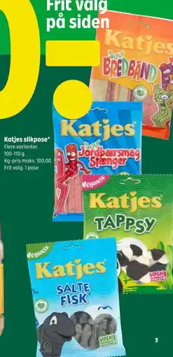 Coop 365 Katjes slikpose* tilbud