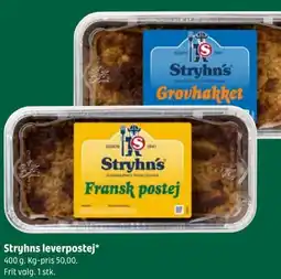 Coop 365 Stryhns leverpostej* tilbud