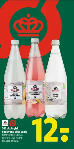 Coop 365 365 økologisk sodavand eller tonic tilbud