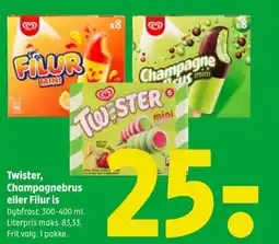 Twister, Champagnebrus eller Filur is