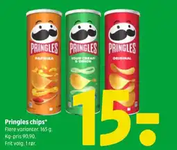 Coop 365 Pringles chips tilbud