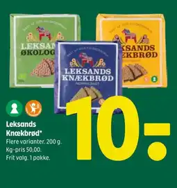 Coop 365 Leksands Knækbrød* tilbud