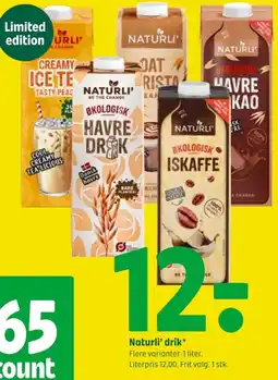 Coop 365 Naturli' drik⭑ tilbud