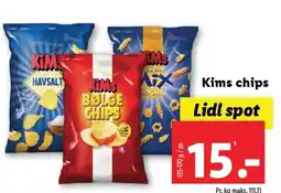 Lidl Kims chips tilbud