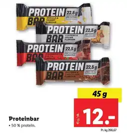 Lidl Proteinbar tilbud