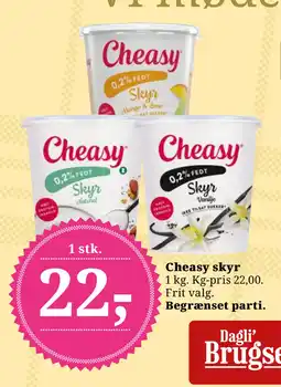 Dagli'Brugsen Cheasy skyr tilbud
