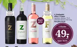 Dagli'Brugsen Z Zinfandel eller F Fiano tilbud