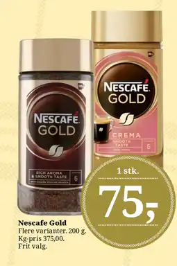 Dagli'Brugsen Nescafe Gold tilbud
