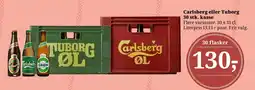 Dagli'Brugsen Carlsberg eller Tuborg 30 stk. kasse tilbud