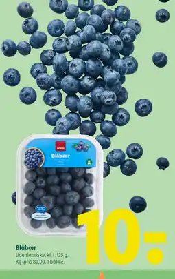 Coop 365 Blåbær tilbud