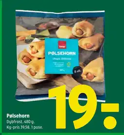 Coop 365 Pølsehorn tilbud