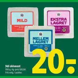 Coop 365 365 skiveost tilbud