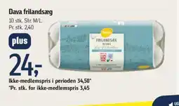 Føtex Dava frilandsæg tilbud
