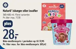 Naturli' isbæger eller isvafler