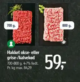 Føtex Hakket okse- eller grise-/kalvekød tilbud
