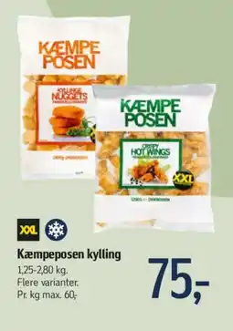 Føtex Kæmpeposen kylling tilbud