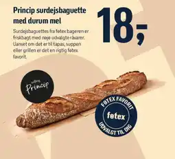 Føtex Princip surdejsbaguette med durum mel tilbud
