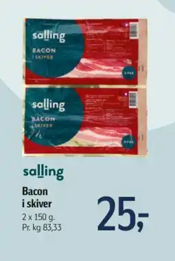Føtex Bacon i skiver tilbud