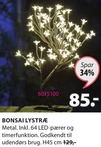 JYSK Bonsai Lystræ tilbud