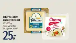 Føtex Riberhus eller Cheasy skiveost tilbud