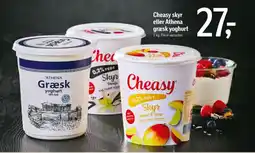 Føtex Cheasy skyr eller Athena græsk yoghurt tilbud