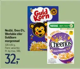 Føtex Nestlé, Oreo O's, Weetabix eller Guldkorn morgenmad tilbud