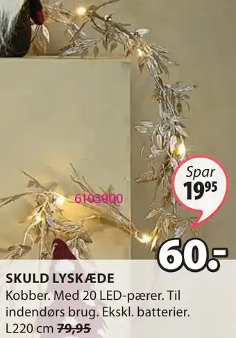 JYSK Skuld Lyskæde tilbud